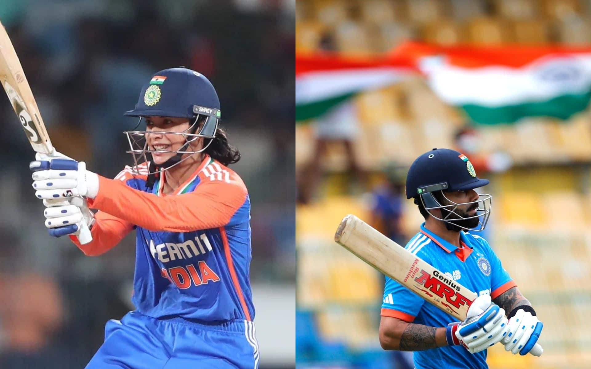 Virat Kohli and Smriti Mandhana; Similarities Between The Two No.18s Of Indian Cricket